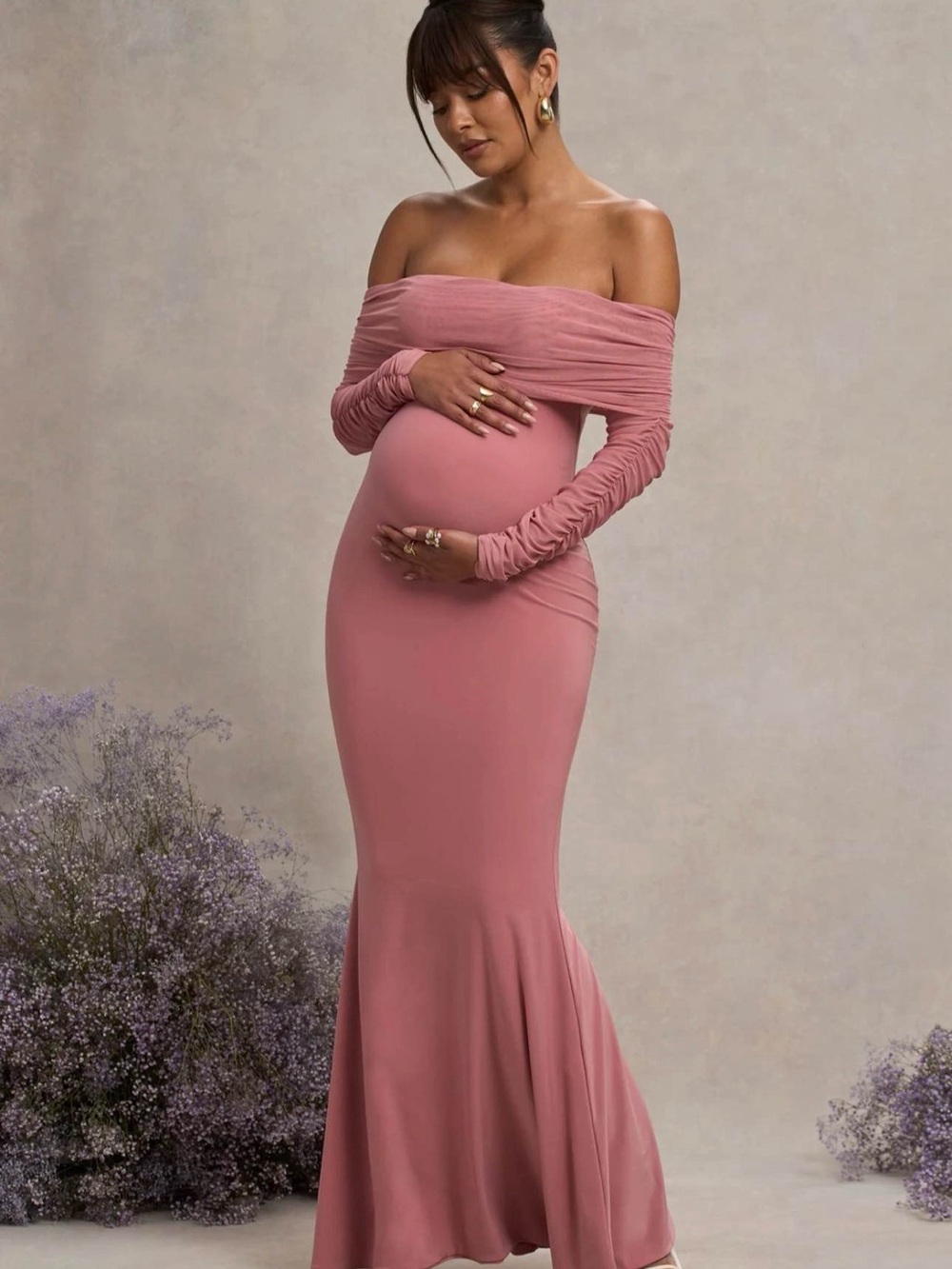 Pink Maternity Dress — Club L London